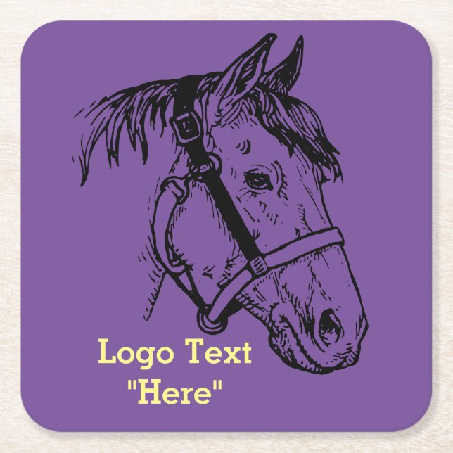 Posavasos Cuadrado De Papel Coaster (Anverso)