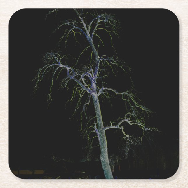 Posavasos Cuadrado De Papel Coasterca del lado oscuro 8 (Anverso)