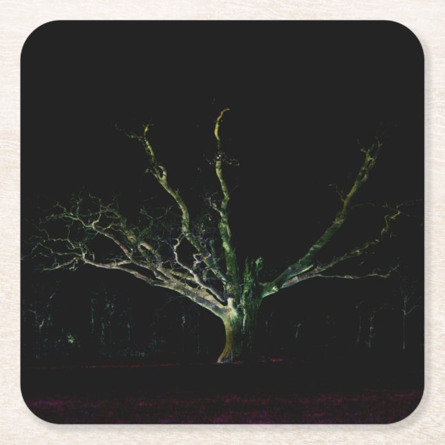 Posavasos Cuadrado De Papel Coastercna del lado oscuro 1 (Anverso)