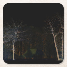 Posavasos Cuadrado De Papel Coastercna del lado oscuro 4