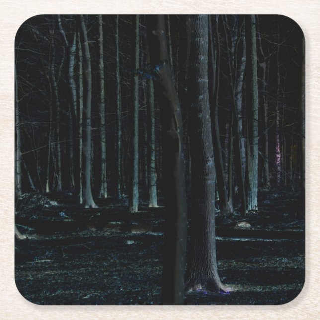 Posavasos Cuadrado De Papel Coastercna del lado oscuro 6 (Anverso)