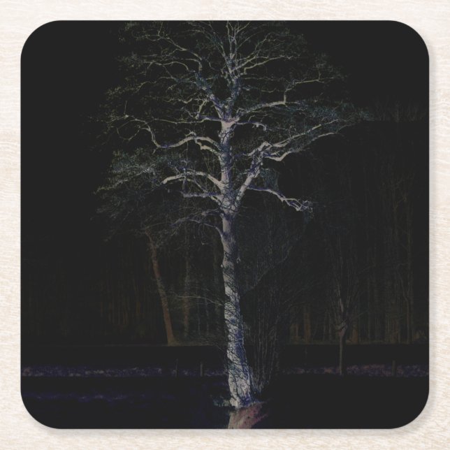 Posavasos Cuadrado De Papel Coastercnm Dark Side 3 (Anverso)