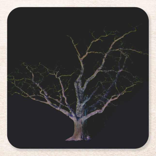 Posavasos Cuadrado De Papel Coastercnm del lado oscuro 2 (Anverso)