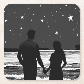 Posavasos Cuadrado De Papel Coasters