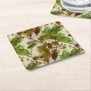 Posavasos Cuadrado De Papel Coasters