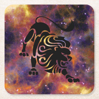 Posavasos Cuadrado De Papel Coasters de león