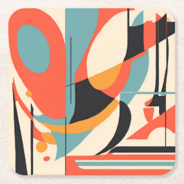 Posavasos Cuadrado De Papel Coasters MCM