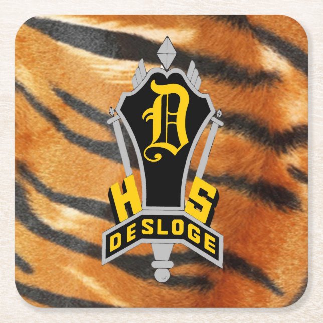 POSAVASOS CUADRADO DE PAPEL COASTERS PLAZAS DE DHS (Anverso)