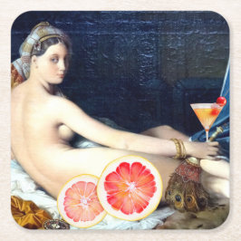 Posavasos Cuadrado De Papel Cóctel al Grande