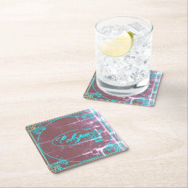 Posavasos Cuadrado De Papel Cologne – Colonia – Köln Art Nouveau shabby chic