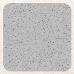 Posavasos Cuadrado De Papel Color de color Ash plano