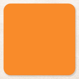 Posavasos Cuadrado De Papel Color Naranja