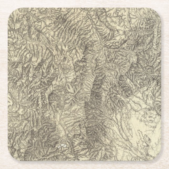 Posavasos Cuadrado De Papel Colorado 2 (Anverso)