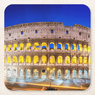 Posavasos Cuadrado De Papel Colosseum Romanum por Orarium