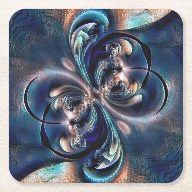 Posavasos Cuadrado De Papel Concepción (Anverso)