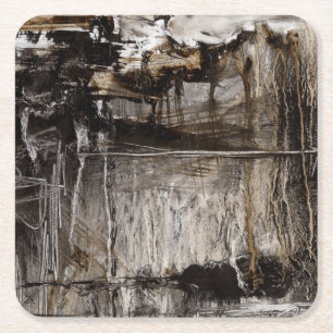 Posavasos Cuadrado De Papel Continuo II