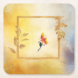 Posavasos Cuadrado De Papel Copos de papel