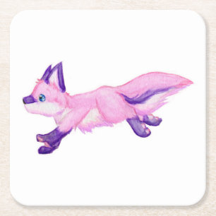 Posavasos Cuadrado De Papel Correr