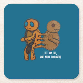 Posavasos Cuadrado De Papel cortarlos