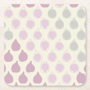 Posavasos Cuadrado De Papel Cosecha de higo dulce