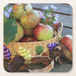 Posavasos Cuadrado De Papel Cosecha generosa