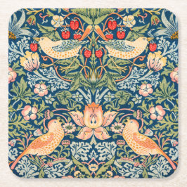 POSAVASOS CUADRADO DE PAPEL COSTA DE PAPEL: WILLIAM MORRIS, FREWBERRY THIEVES
