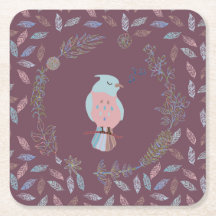 COSTERA DE PAPEL: PÁJAROS CANTADORES