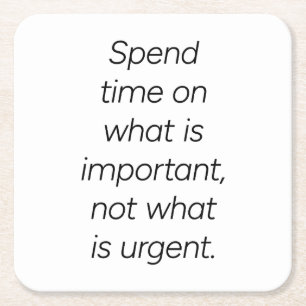 Posavasos Cuadrado De Papel Costura de papel importante