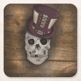 Posavasos Cuadrado De Papel Coussin Steampunk