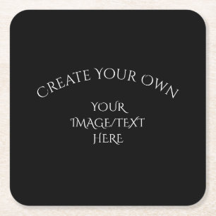 Posavasos Cuadrado De Papel Crea lo tuyo