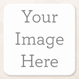 Posavasos Cuadrado De Papel Crear sus propios soportes cuadrados