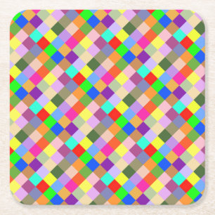 Posavasos Cuadrado De Papel Cuadrados al cuadrado