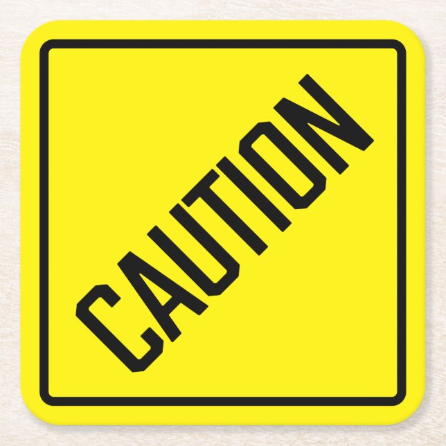 Posavasos Cuadrado De Papel Cubierta de papel (Anverso)