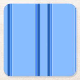 Posavasos Cuadrado De Papel Cubierta de papel azul