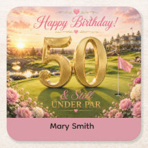 Cumpleaños de golfista de 50 años para mujer