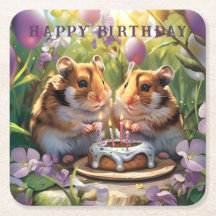 Cumpleaños de la Fiesta de Cumpleaños de Hamsters