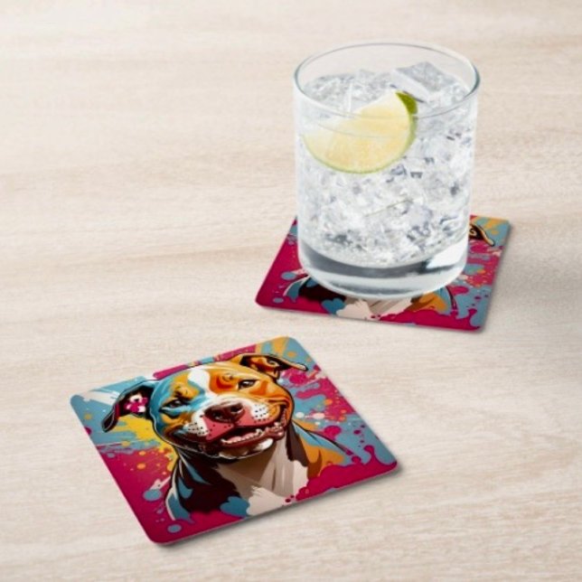 Posavasos Cuadrado De Papel Cumpleaños de Staffordshire (Subido por el creador)