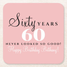 Cumpleaños Negro 60 Años