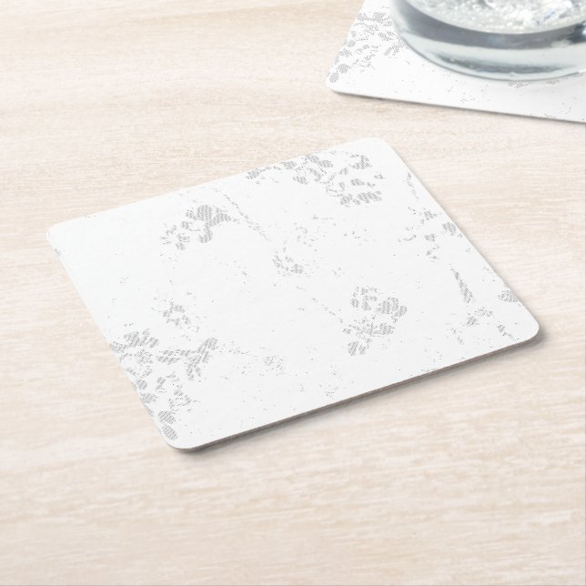 Posavasos Cuadrado De Papel cúmulo, fuente, patrón, hierba, evento, pisos, mo (En perspectiva)