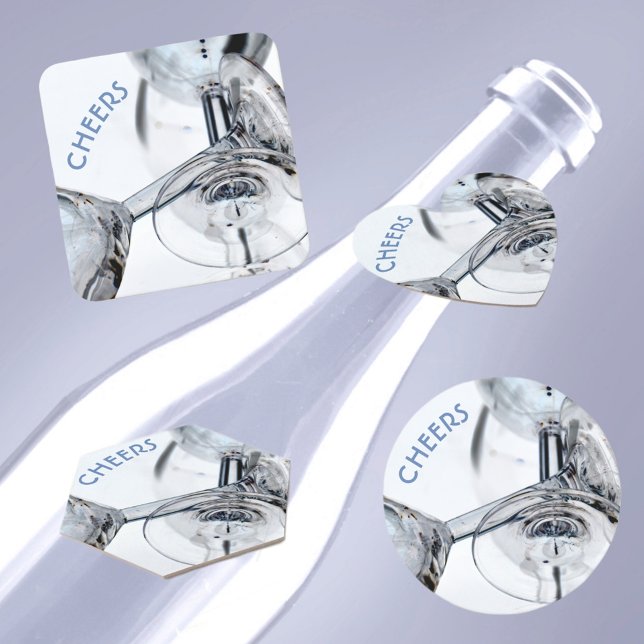 Posavasos Cuadrado De Papel Custodia De Papel De Vino De Cristal Entwiteado (Subido por el creador)