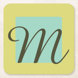 Posavasos Cuadrado De Papel Customizable emblem 