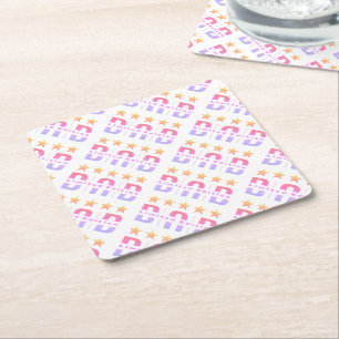 Posavasos Cuadrado De Papel Dad Limited Edition