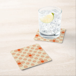 Posavasos Cuadrado De Papel Dainty Dot Florals