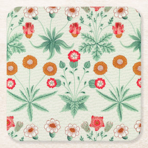 Posavasos Cuadrado De Papel Daisy, William Morris