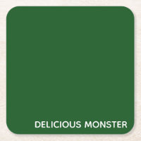 Delicioso nombre de color verde Monster