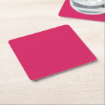 Posavasos Cuadrado De Papel Descubre la Elegancia del Fondo Rosa<br><div class="desc">6 Posavasos de Papel Cuadrado Personalizados para Todo Evento.</div>