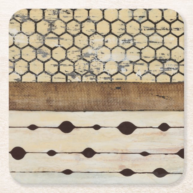 Posavasos Cuadrado De Papel Deslumbre II (Anverso)