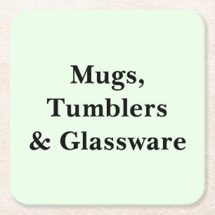 Posavasos Cuadrado De Papel Desplázate hacia abajo para ver estas tazas Vasos
