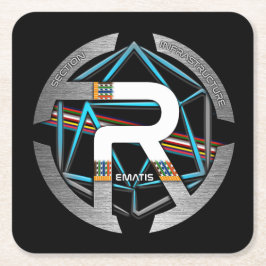 POSAVASOS CUADRADO DE PAPEL DESSOUS DE VERRE REMATIS