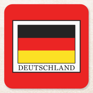 Posavasos Cuadrado De Papel Deutschland